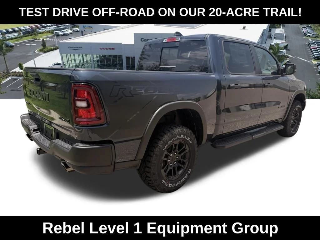 New 2026 Forged Blue Metallic Exterior Paint RAM Rebel image 4