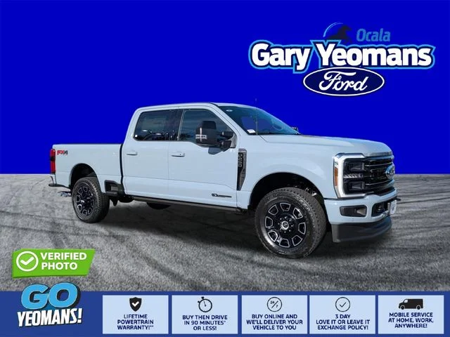 New 2026 Glacier Gray Metallic Tri-Coat Ford F-250® Platinum® image 1