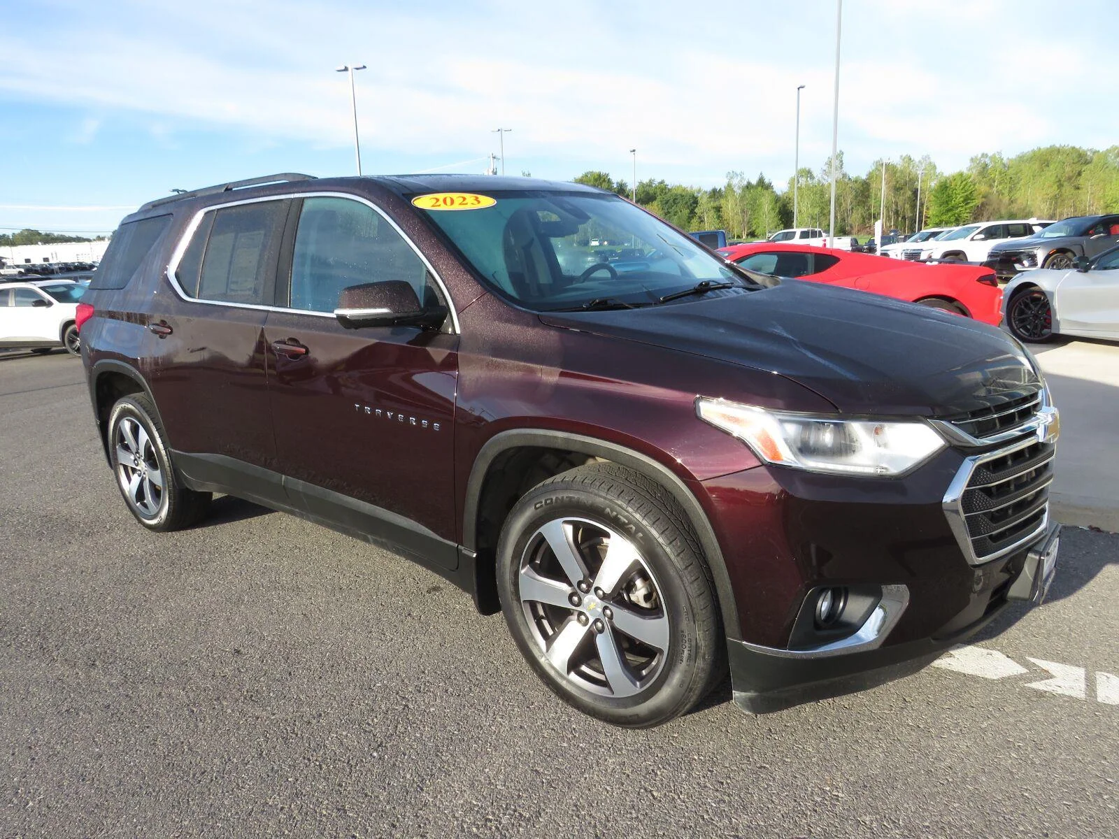 Used 2021 BLACK CHERRY METALLIC Chevrolet LT Leather image 5