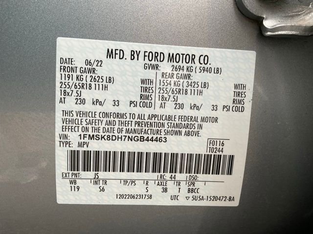 Certified Used 2022 Iconic Silver Metallic Ford XLT image 46