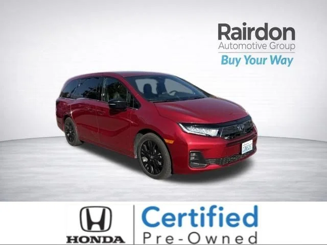 Certified Used 2025 Radiant Red Metallic II Honda Sport-L image 1
