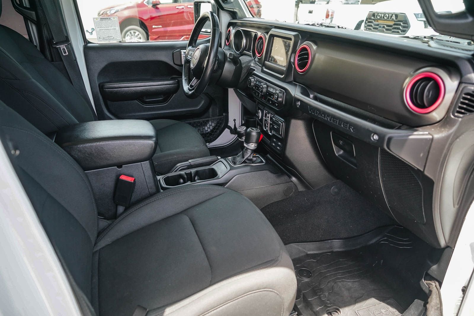 Used 2021 Bright White Clearcoat Jeep Unlimited Willys image 20