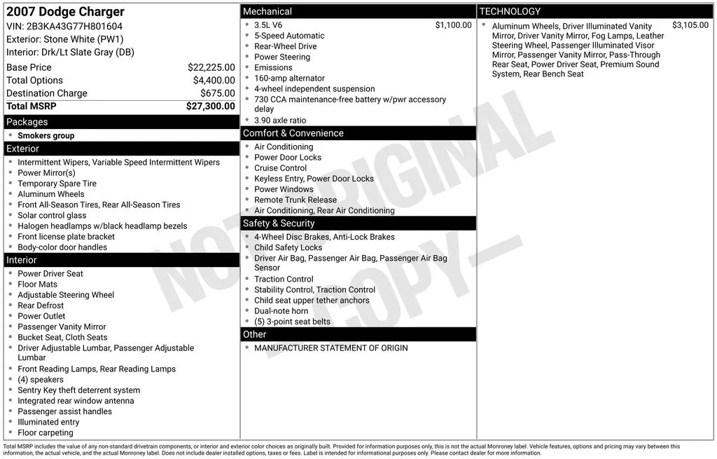Used 2007 White Dodge SE image 4