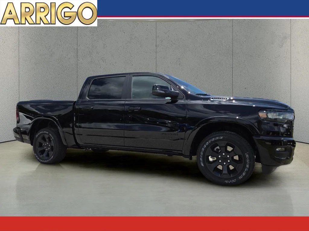 New 2026 Diamond Black Crystal Pearl-Coat Exterior Paint RAM Big Horn image 1