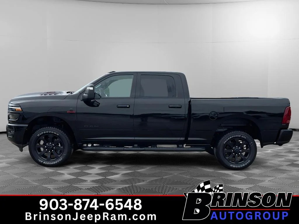 New 2026 Diamond Black Crystal Pearl-Coat Exterior Paint RAM Laramie image 3