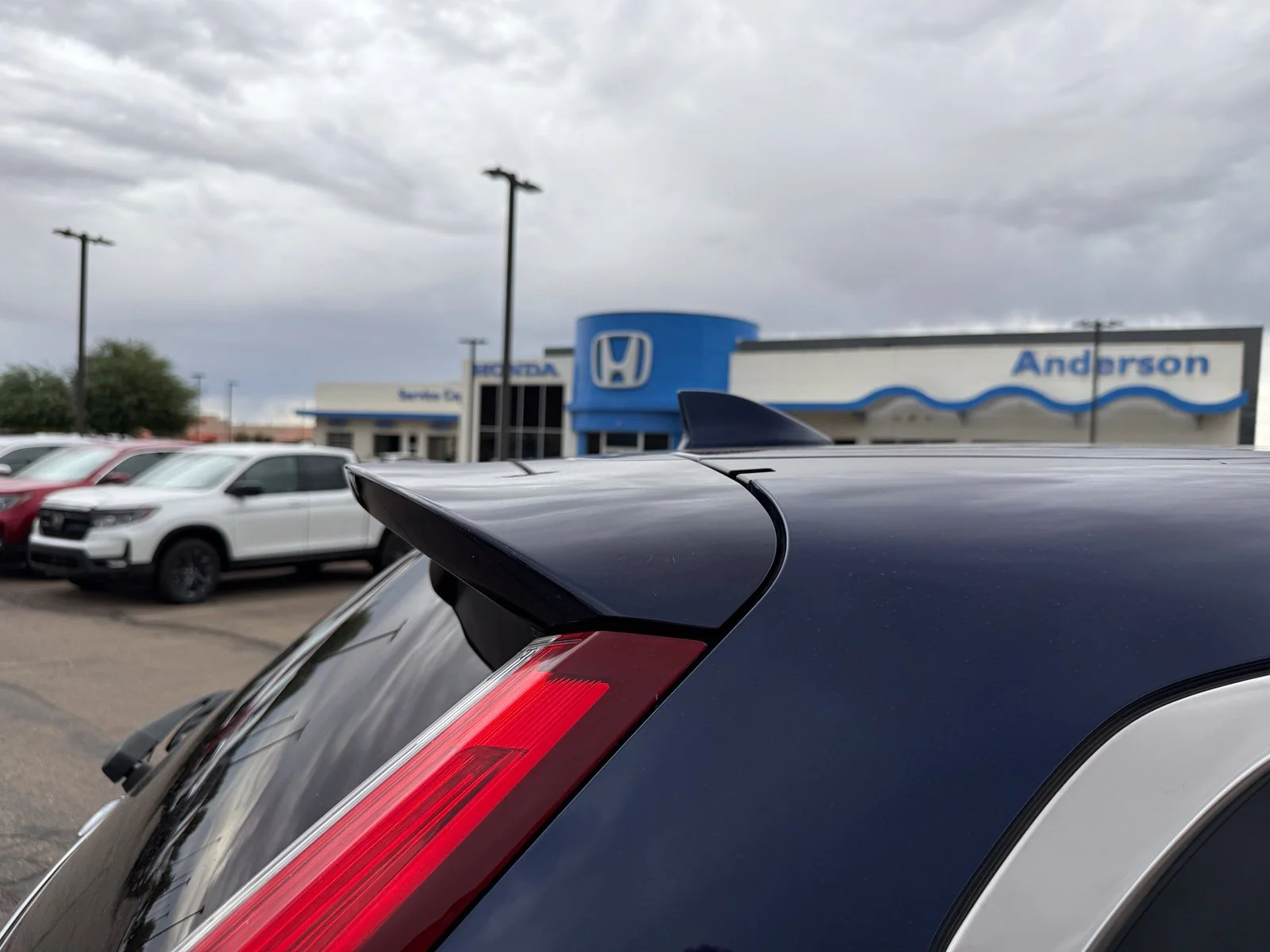 Used 2018 Blue Honda EX image 6