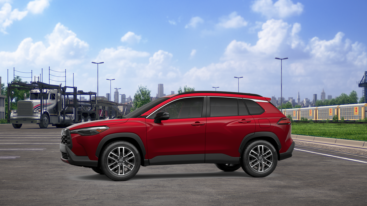 New 2026 Soul Red Crystal Toyota XLE image 3