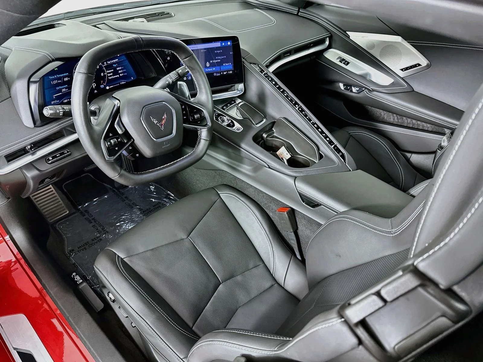 Used 2022 Red Mist Metallic Tintcoat Chevrolet Stingray image 27