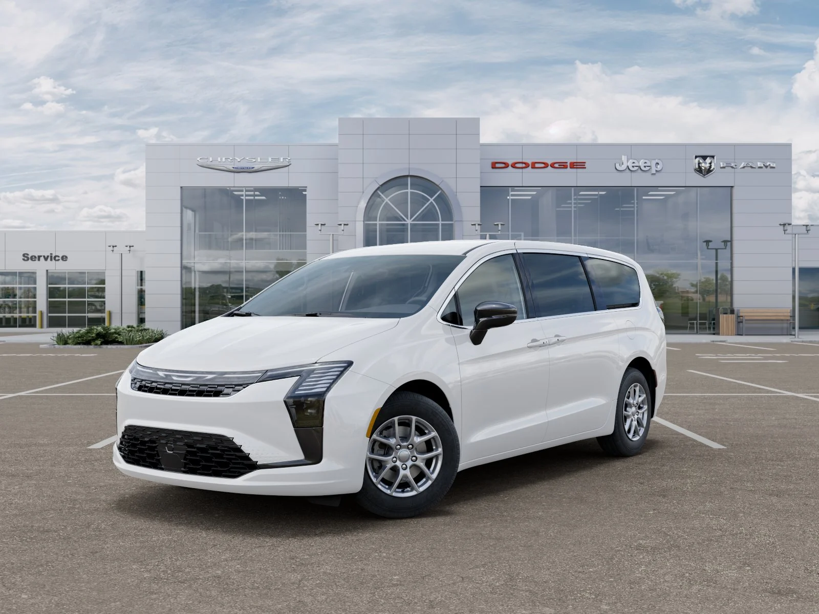 New 2027 Bright White Clear-Coat Exterior Paint Chrysler Select image 36
