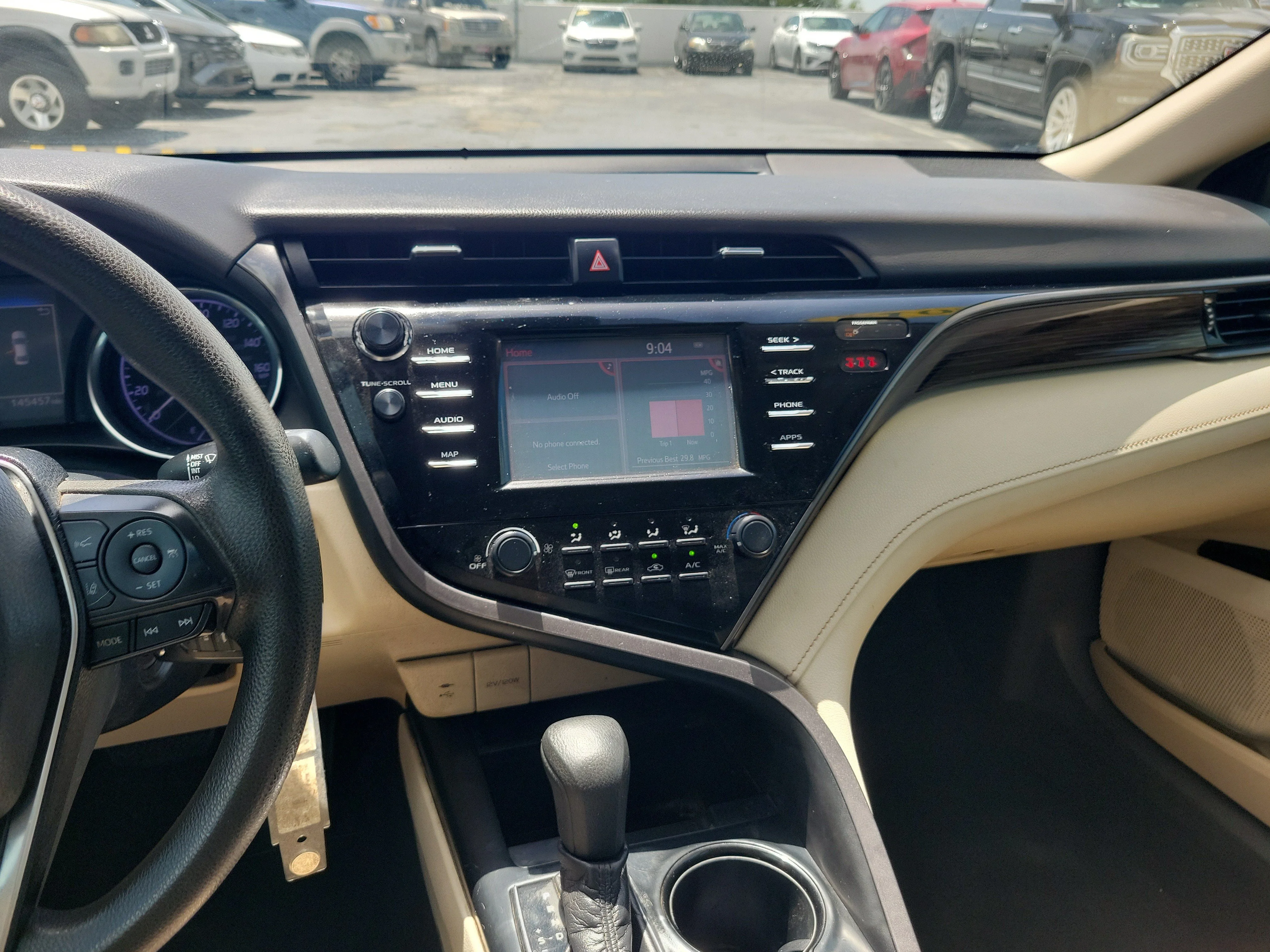 Used 2019 Blue Streak Metallic Toyota LE image 16