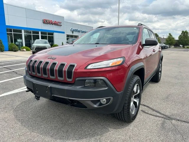 Used 2014 Jeep Cherokee Trailhawk with VIN 1C4PJMBS4EW188169 for sale in Kendallville, IN