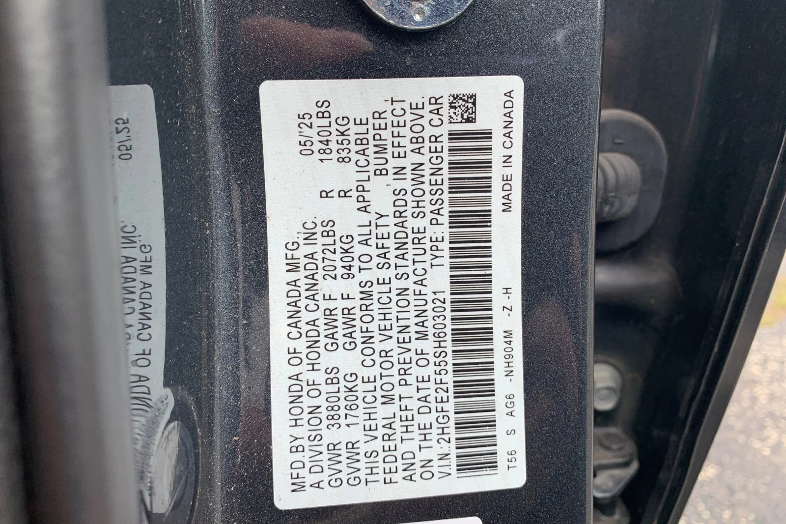 Certified Used 2025 Solar Silver Metallic Honda Sport image 33
