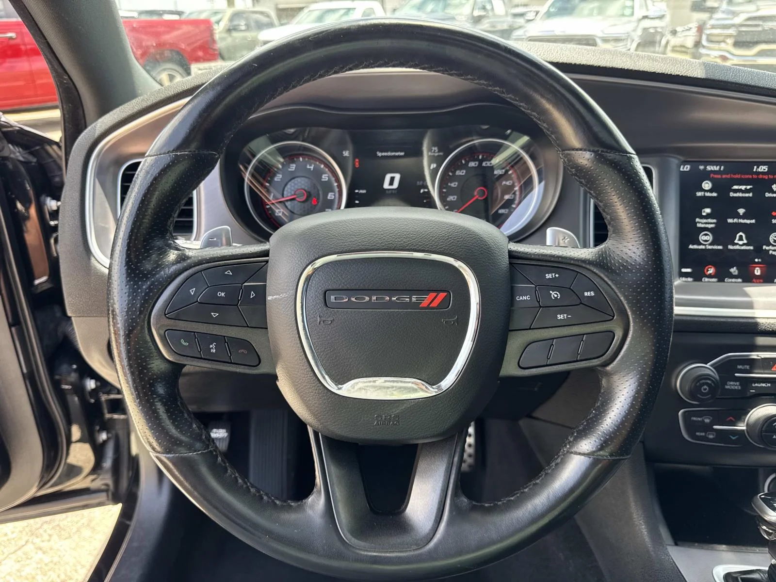 Used 2022 Pitch Black Clearcoat Dodge Scat Pack image 22