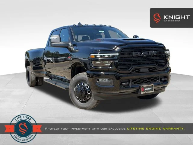 New 2026 Diamond Black Crystal Pearl-Coat Exterior Paint RAM Laramie image 1