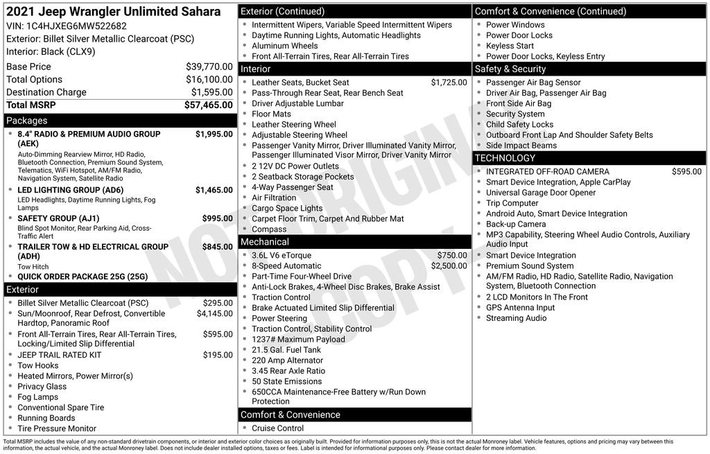 Used 2021 Silver Jeep Unlimited Sahara image 28
