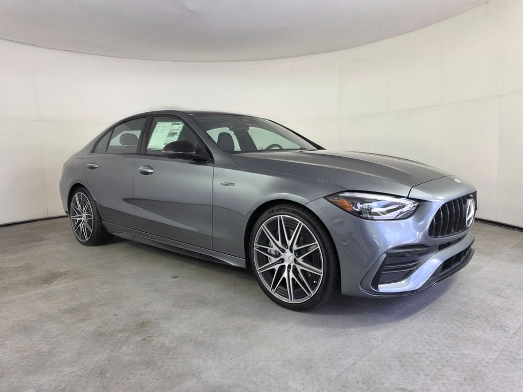 New 2026 Selenite Grey Metallic Mercedes-Benz AMG® C 43 4MATIC® Sedan image 1
