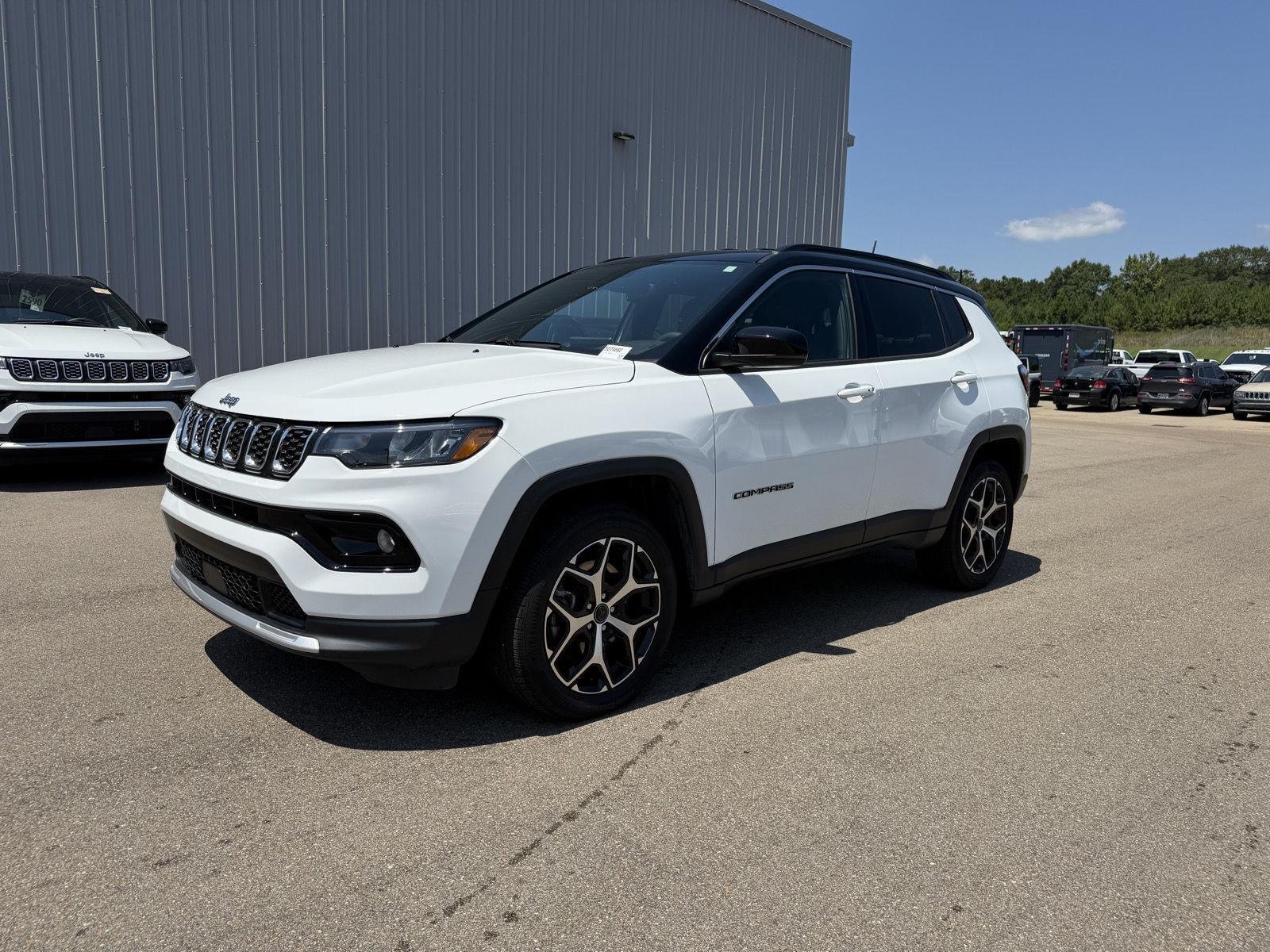 Used 2025 Bright White Clearcoat Jeep Limited image 1