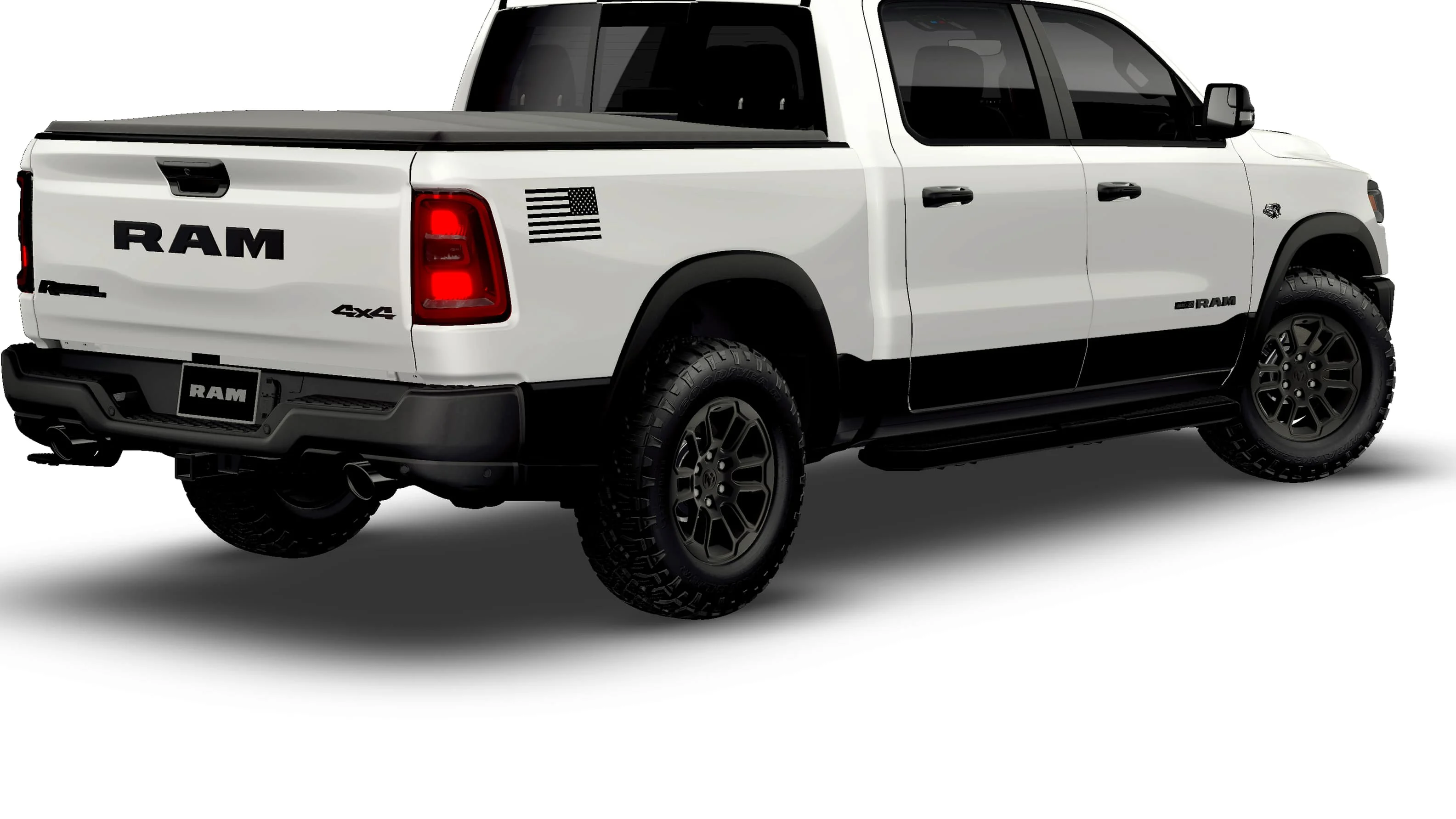 New 2026 Bright White Clear-Coat Exterior Paint RAM REBEL image 2