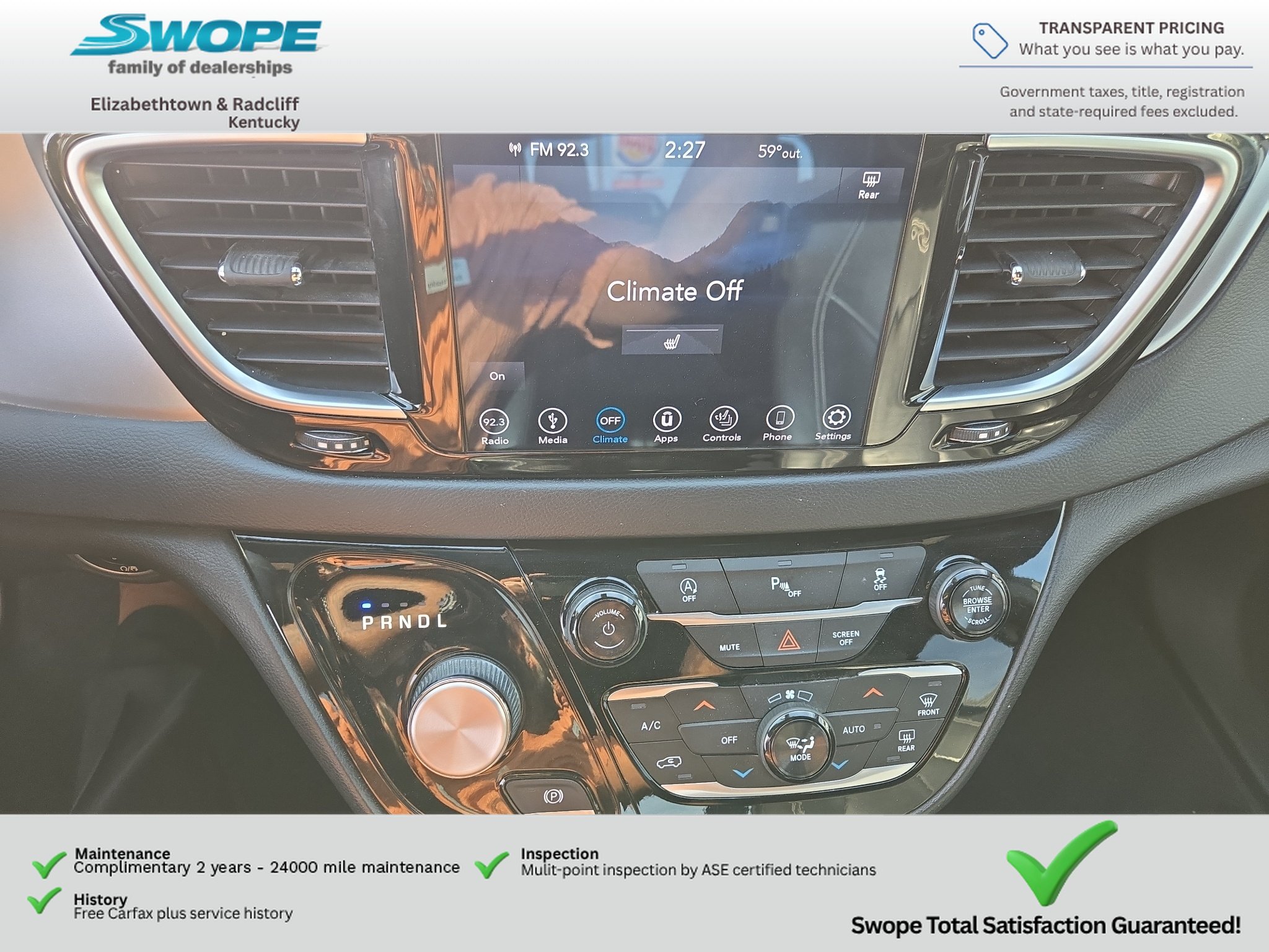 Used 2018 Granite Crystal Metallic Clearcoat Chrysler Touring L image 22