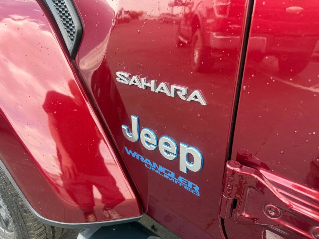 Certified Used 2021 Red Jeep Unlimited Sahara 4xe image 13