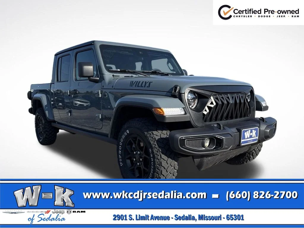 Certified Used 2025 Gray Jeep Willys image 1