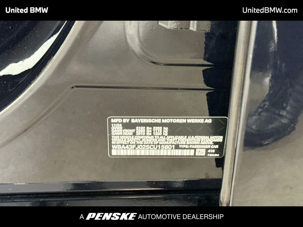 Certified Used 2025 Carbon Black Metallic BMW 530i image 15