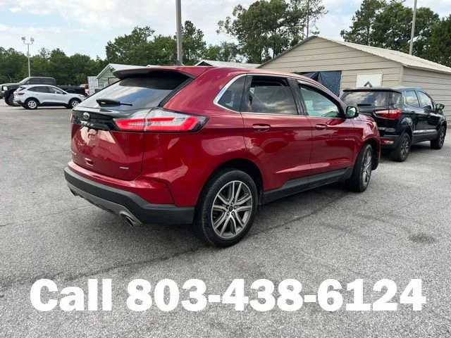 Used 2024 Rapid Red Metallic Tinted Clearcoat Ford Titanium image 2