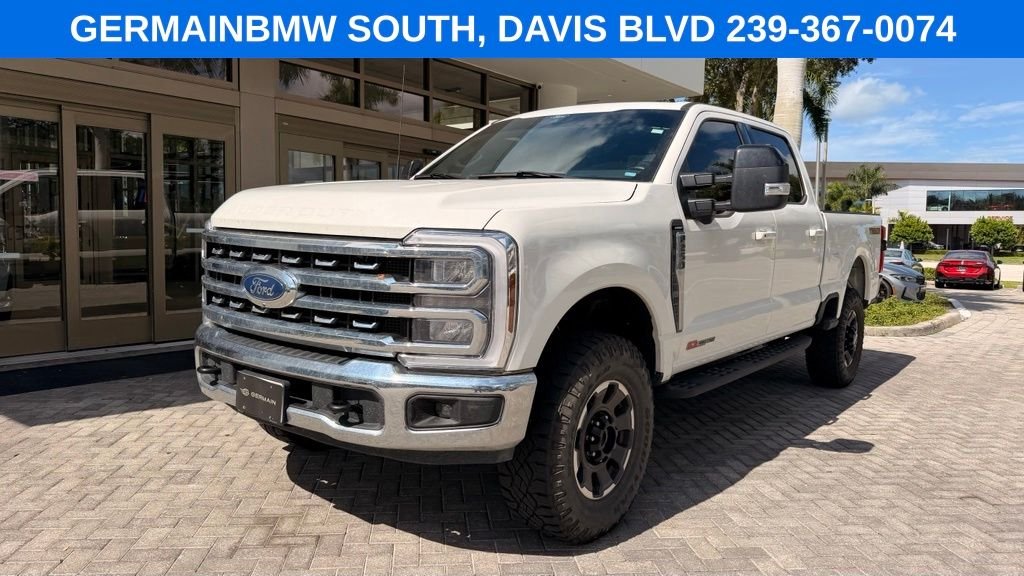 Used 2024 White Metallic Ford Lariat image 2