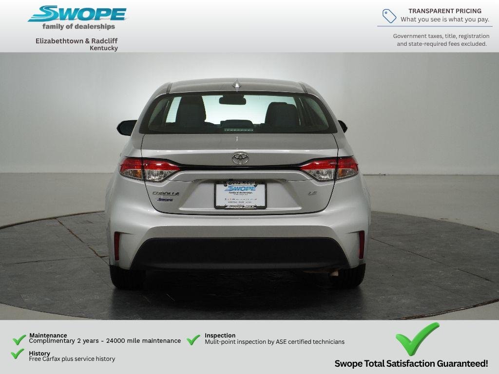 Used 2023 Classic Silver Metallic Toyota LE image 5