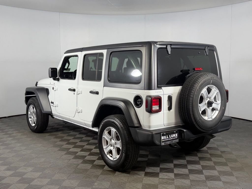 Used 2022 White Jeep Unlimited Sport S image 7