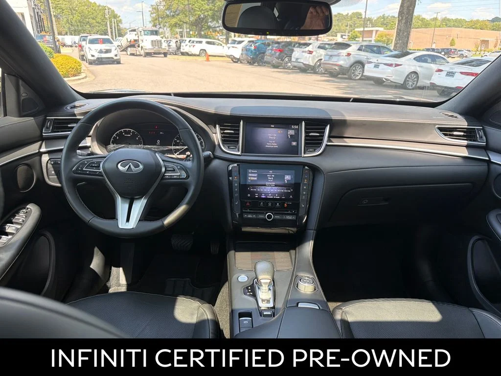 Certified Used 2023 Black Obsidian INFINITI LUXE image 2