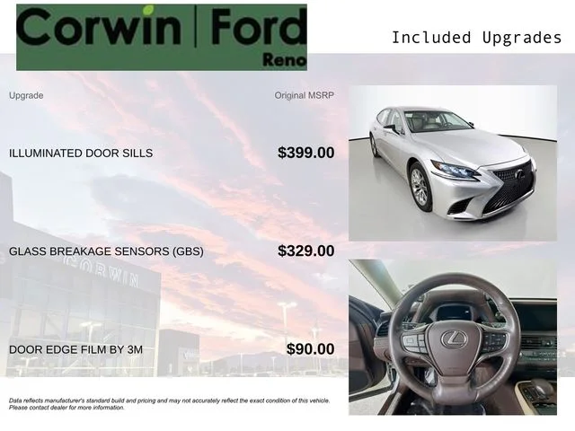 Certified Used 2018 Liquid Platinum Lexus 500 Base image 3