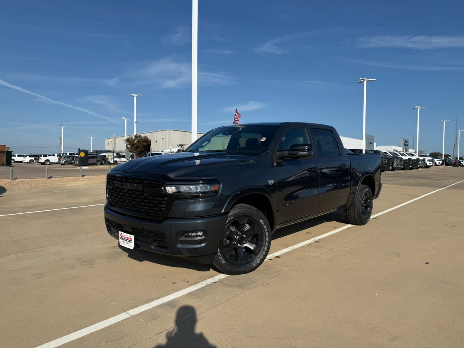New 2026 Forged Blue Metallic Exterior Paint RAM Lone Star image 2