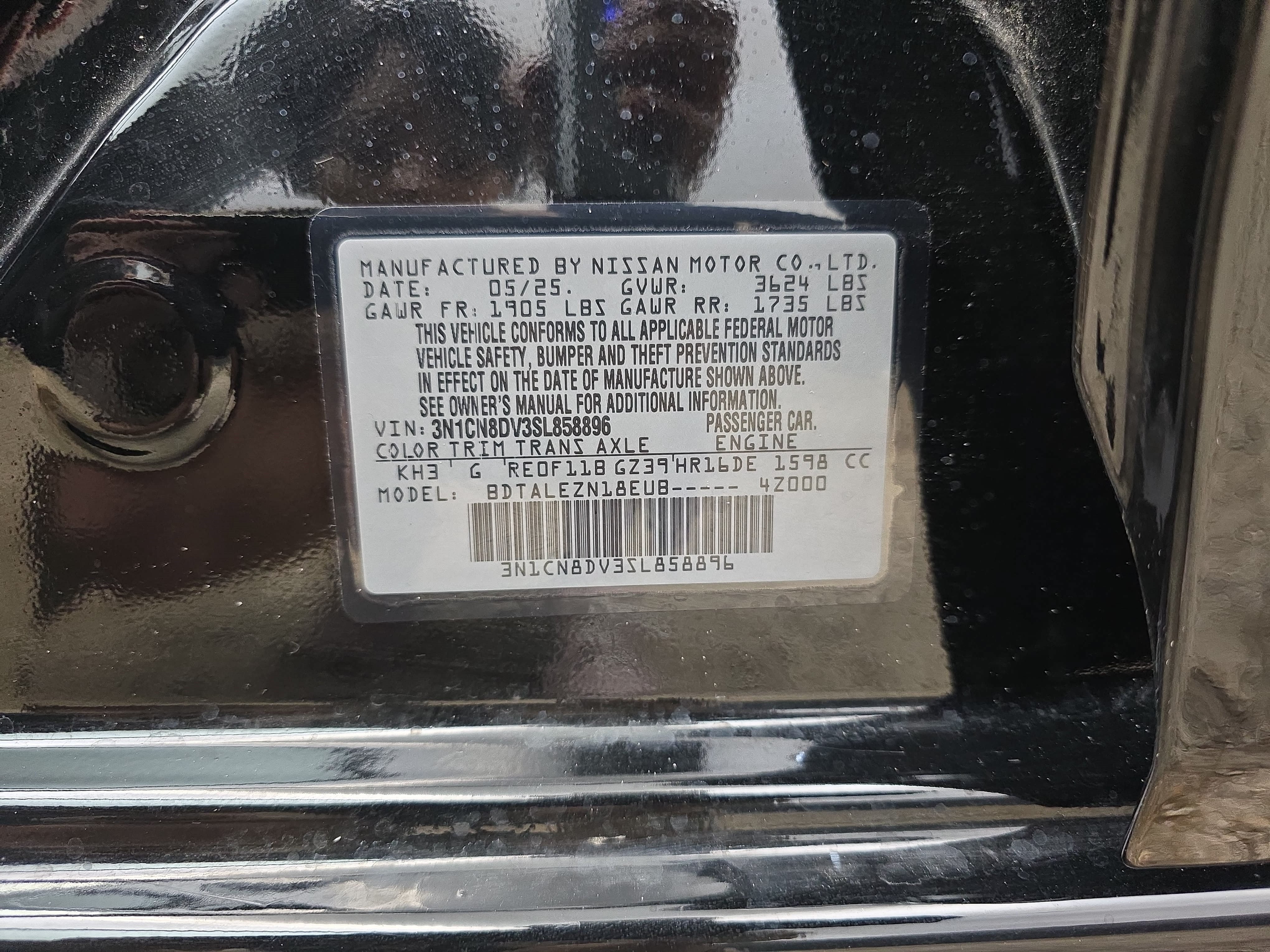 Used 2025 Super Black Nissan S image 30