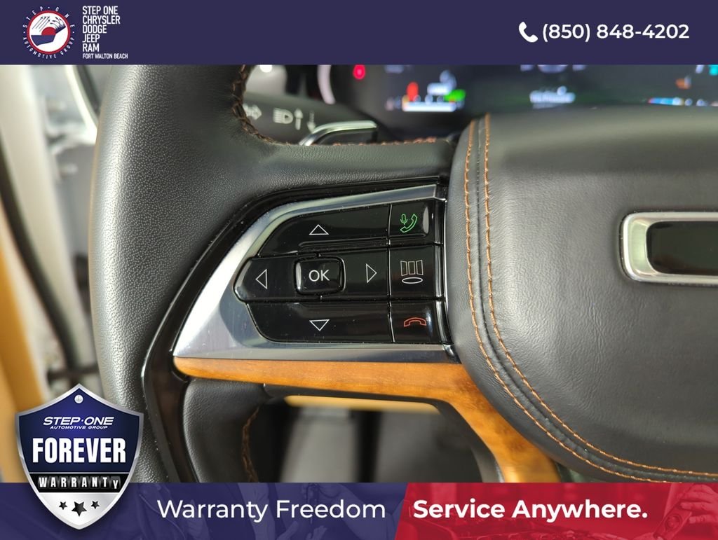 Used 2023 White Jeep Summit Reserve 4xe image 21