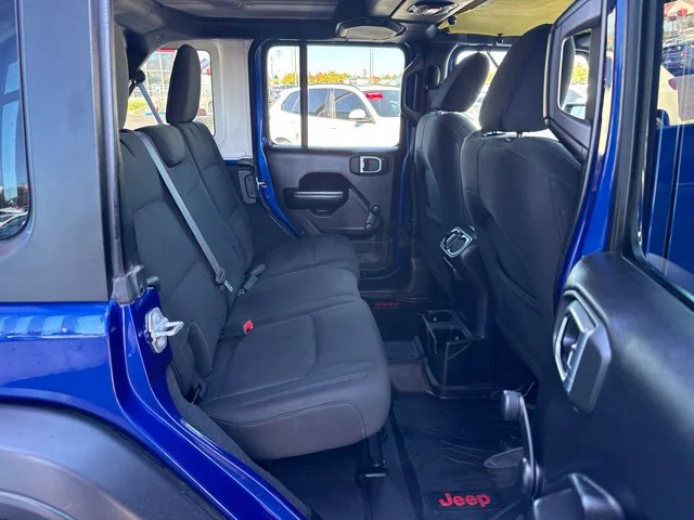 Used 2018 Blue Jeep Unlimited Sport image 18