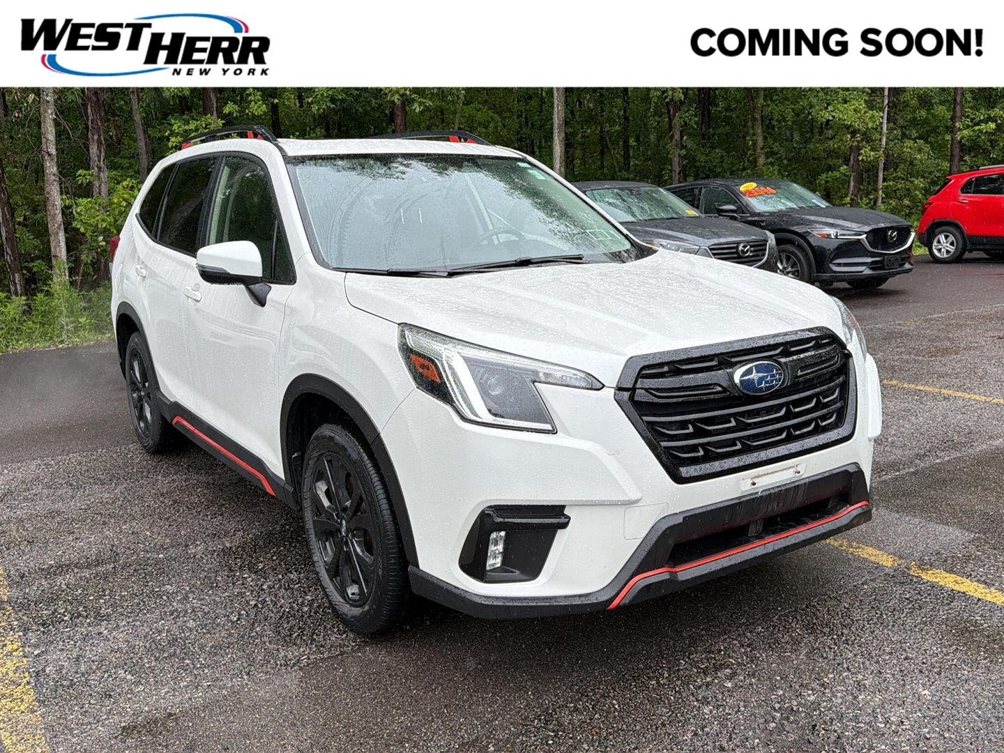 Used 2023 Crystal White Pearl Subaru Sport image 1