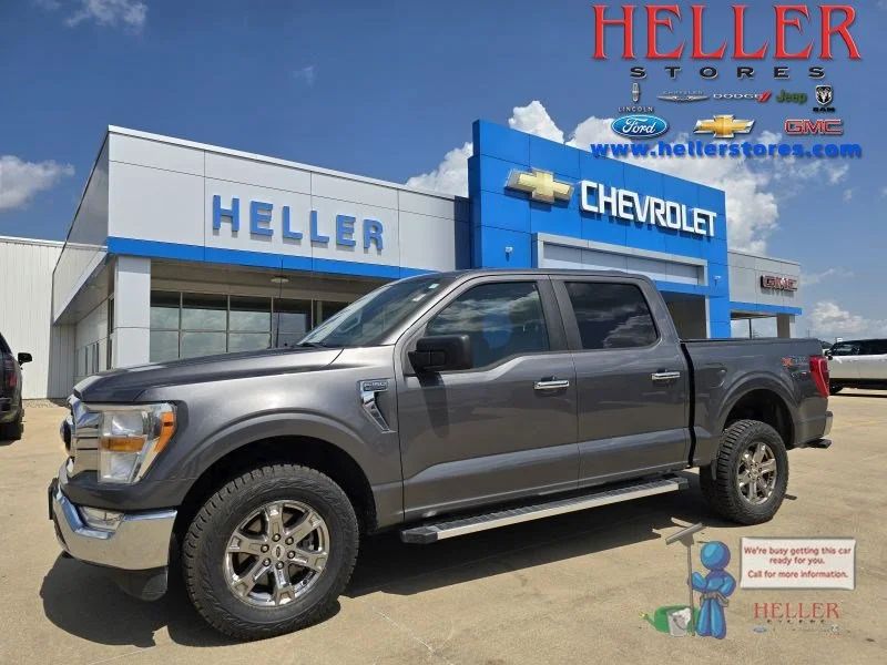 Used 2022 Carbonized Gray Metallic Ford XLT image 1