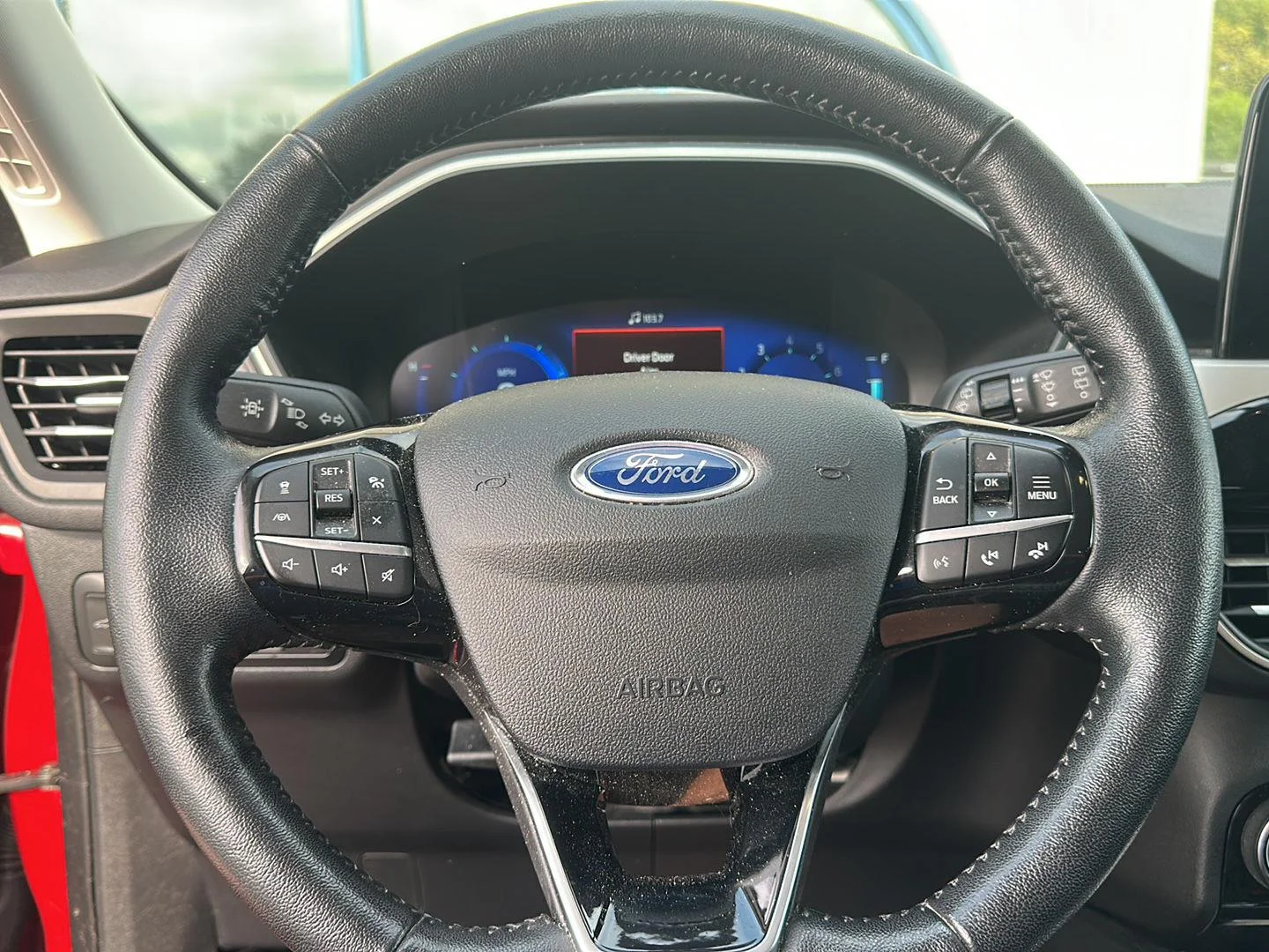 Used 2021 Rapid Red Metallic Tinted Clearcoat Ford SEL image 15