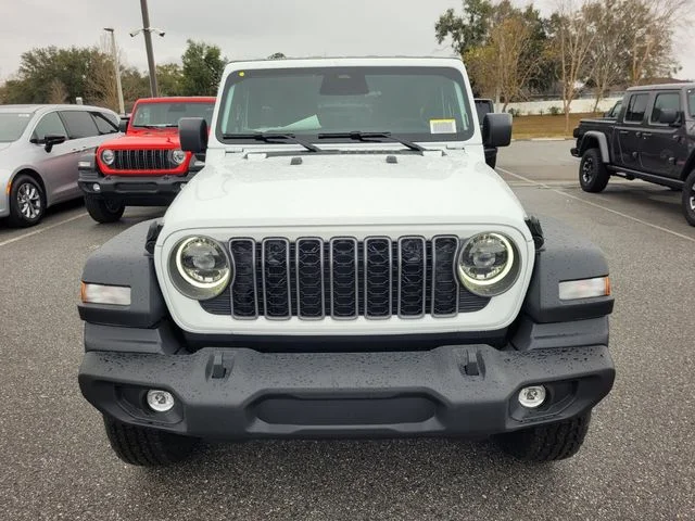 New 2026 Bright White Clear-Coat Exterior Paint Jeep Sport S image 18