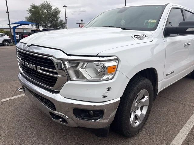 Used 2019 White Ram Big Horn/Lone Star image 2