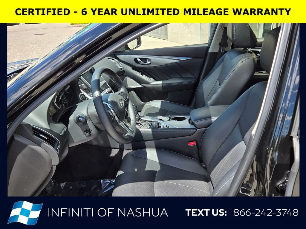 Certified Used 2023 Black INFINITI LUXE image 3