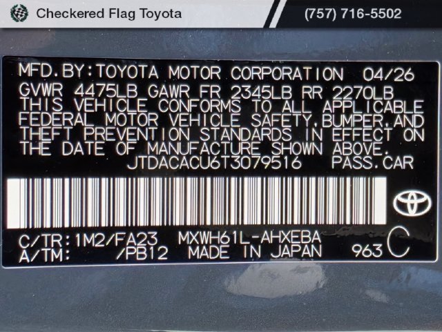 Used 2026 Guardian Gray Toyota SE image 20
