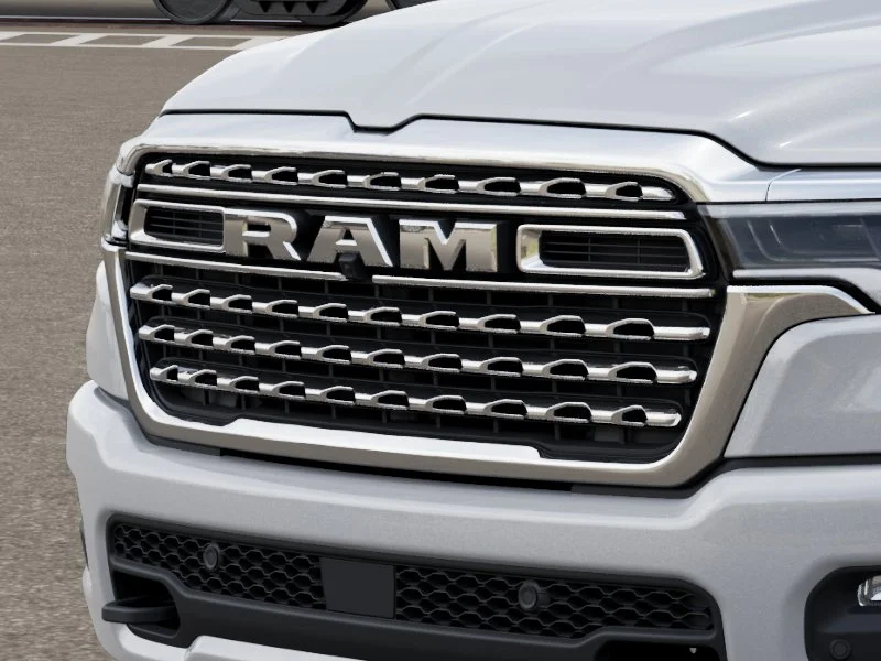 New 2026 Ivory White Tri-Coat Pearl-Coat Exterior Paint RAM Limited Longhorn image 7