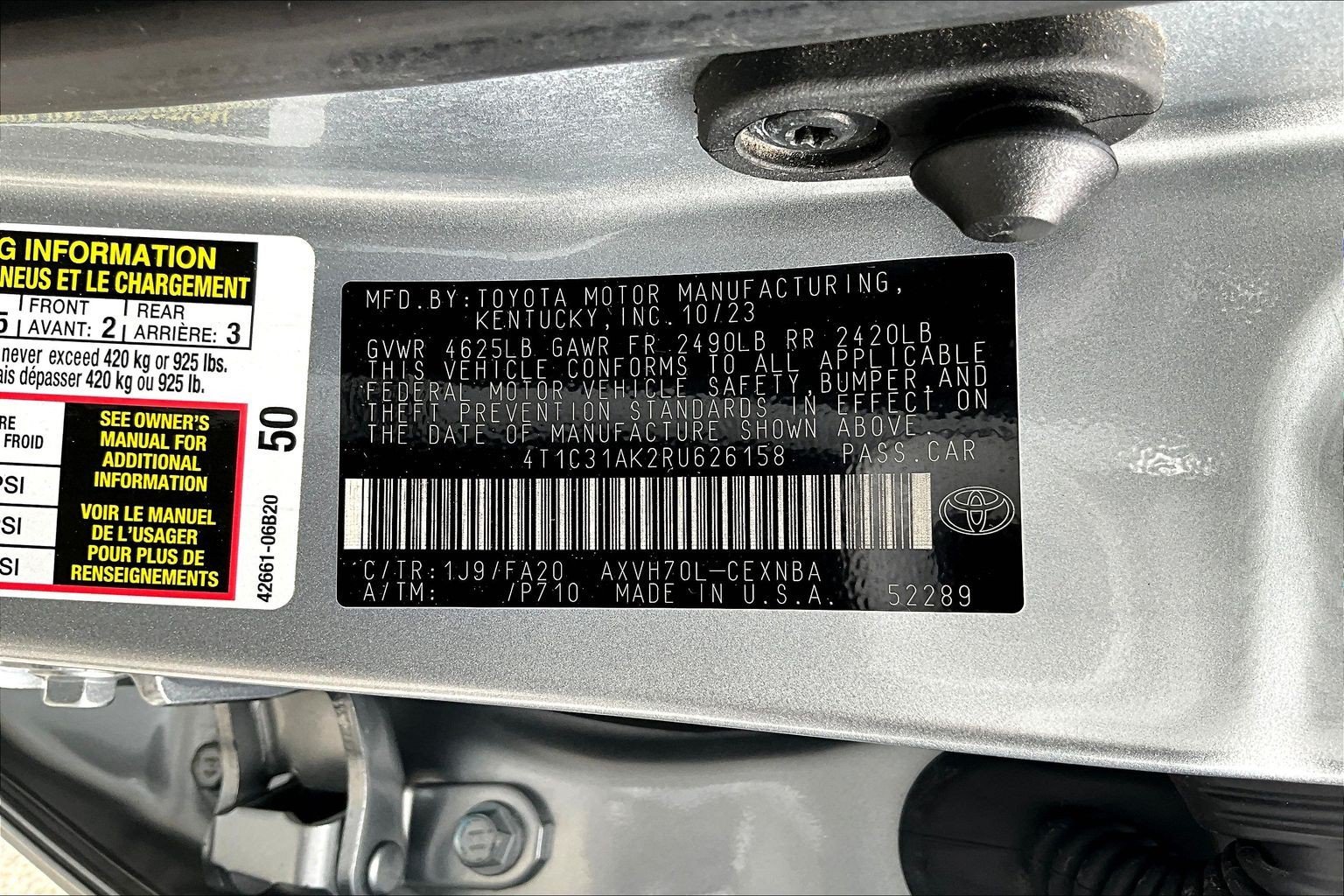 Used 2024 Silver Toyota LE image 17