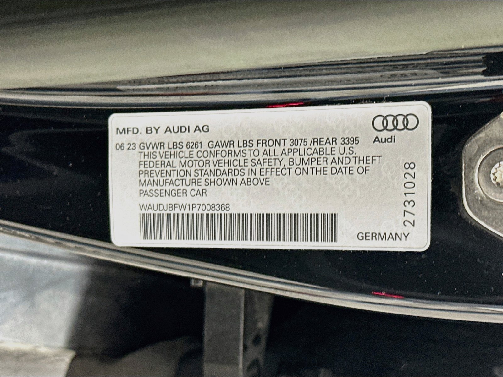 Used 2023 Mythos Black Metallic Audi Prestige image 33