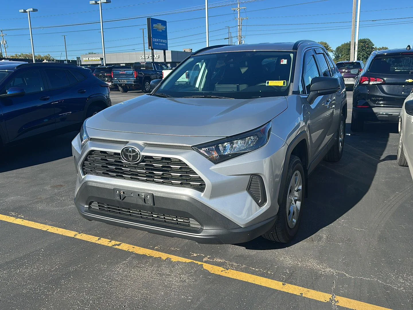 Used 2020 Silver Sky Metallic Toyota LE image 5
