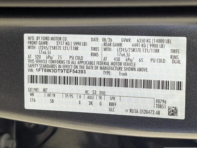 New 2026 Carbonized Gray Metallic Ford F-350® Lariat® image 75