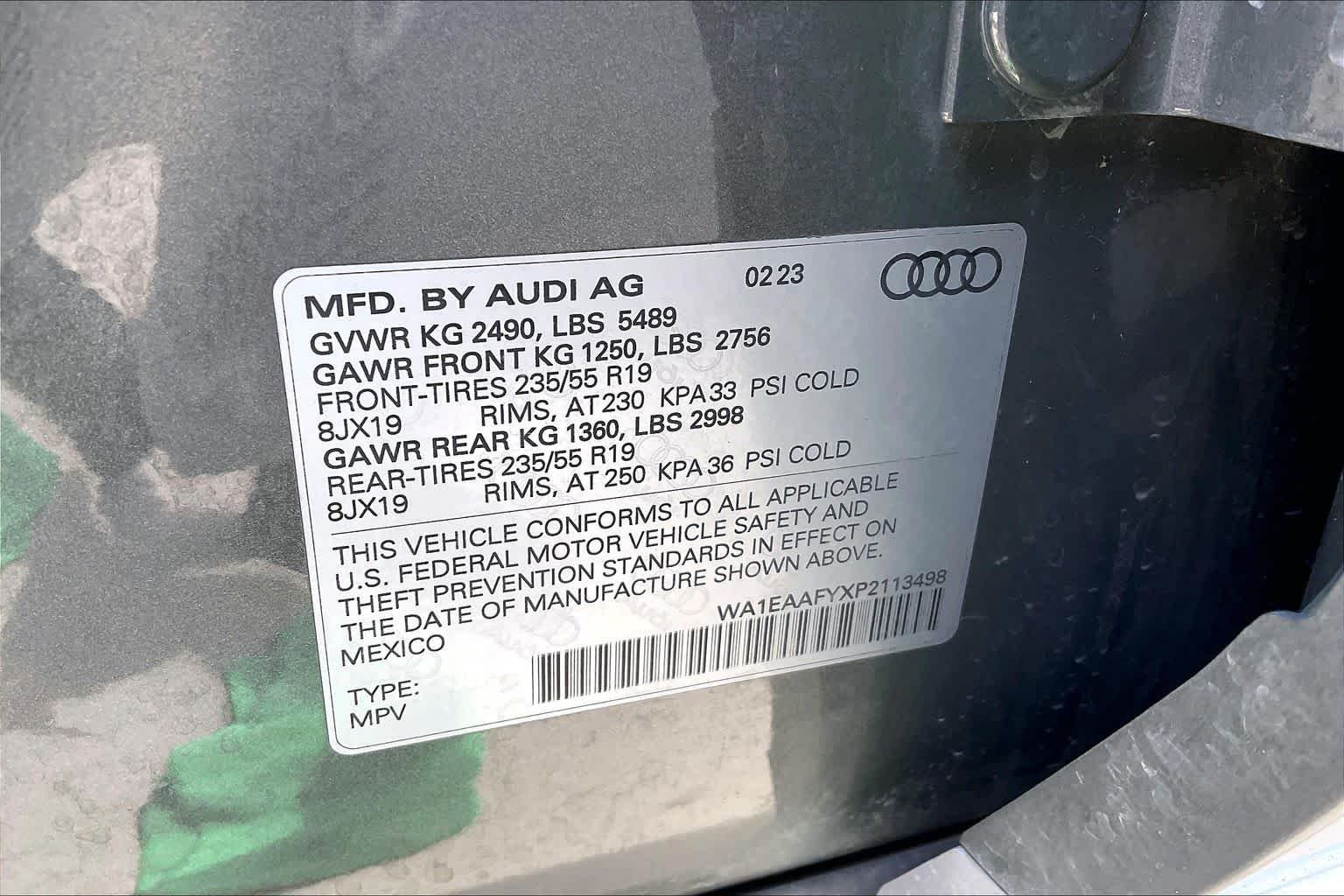 Used 2023 Chronos Gray Metallic Audi S line Premium Plus image 35