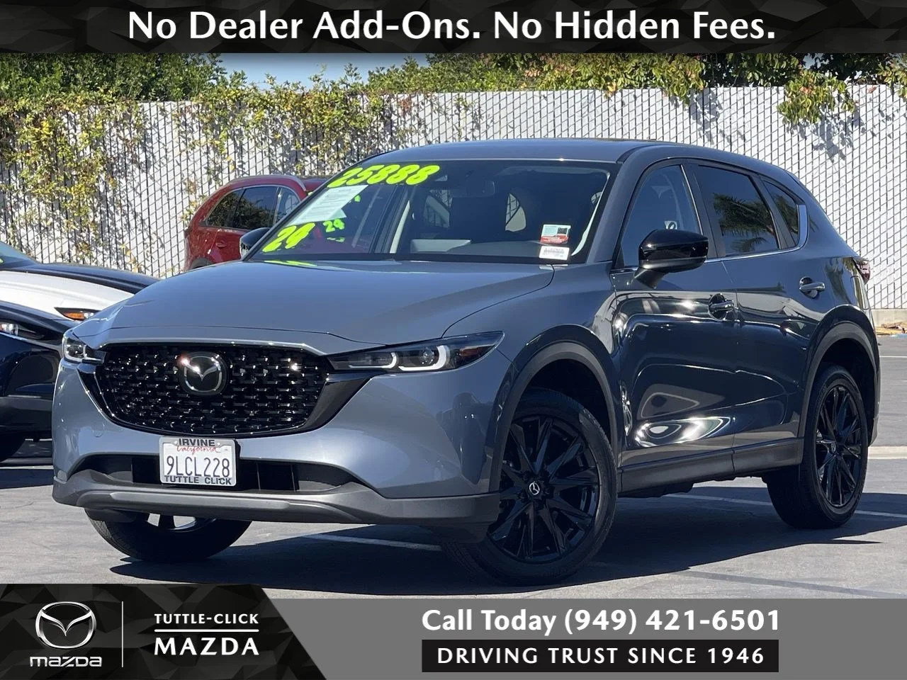 Used 2024 Polymetal Gray Metallic Mazda 2.5 S Carbon Edition image 1